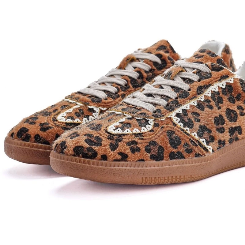 AIYUQI 2025 New Women's sneakers Shoes Non-slip Flats Dexun Women Shoes Large Size Casual Leopard Print female Shoes - Image 2